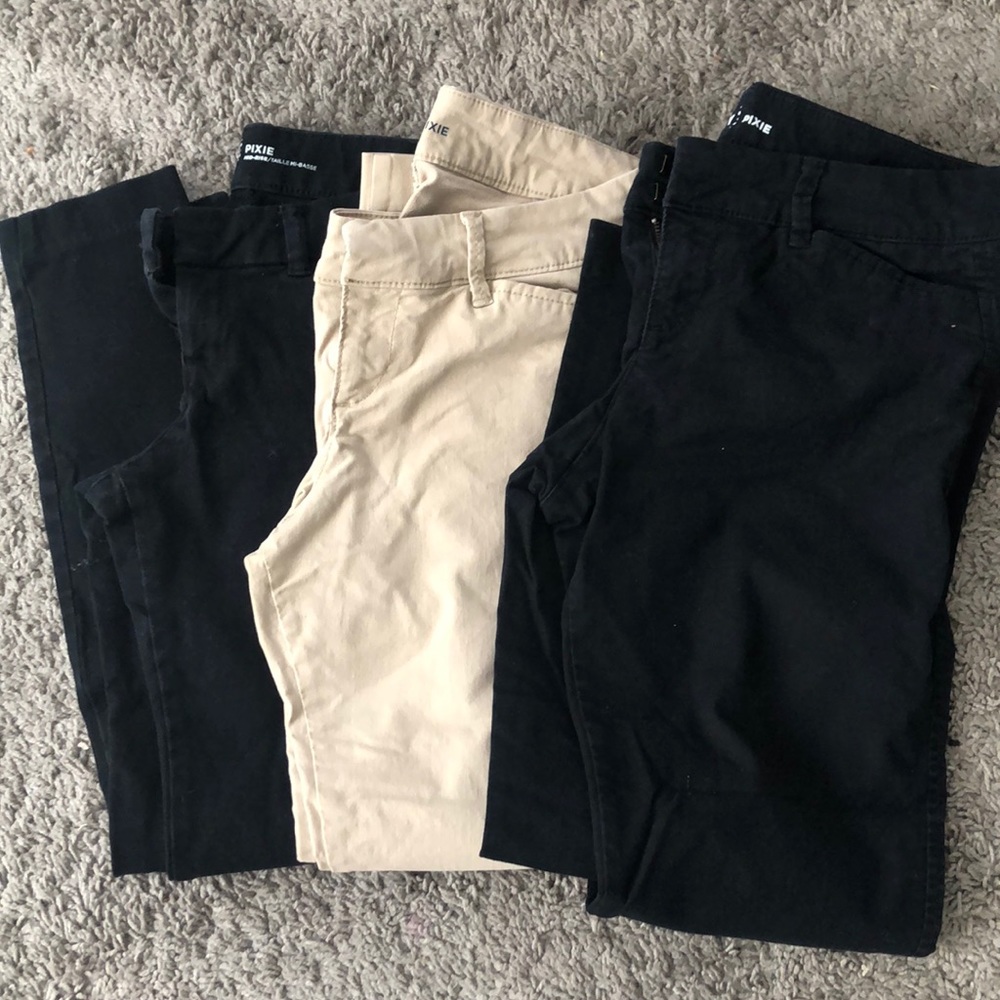 Pairs of Old Navy Pixie Ankle Pants